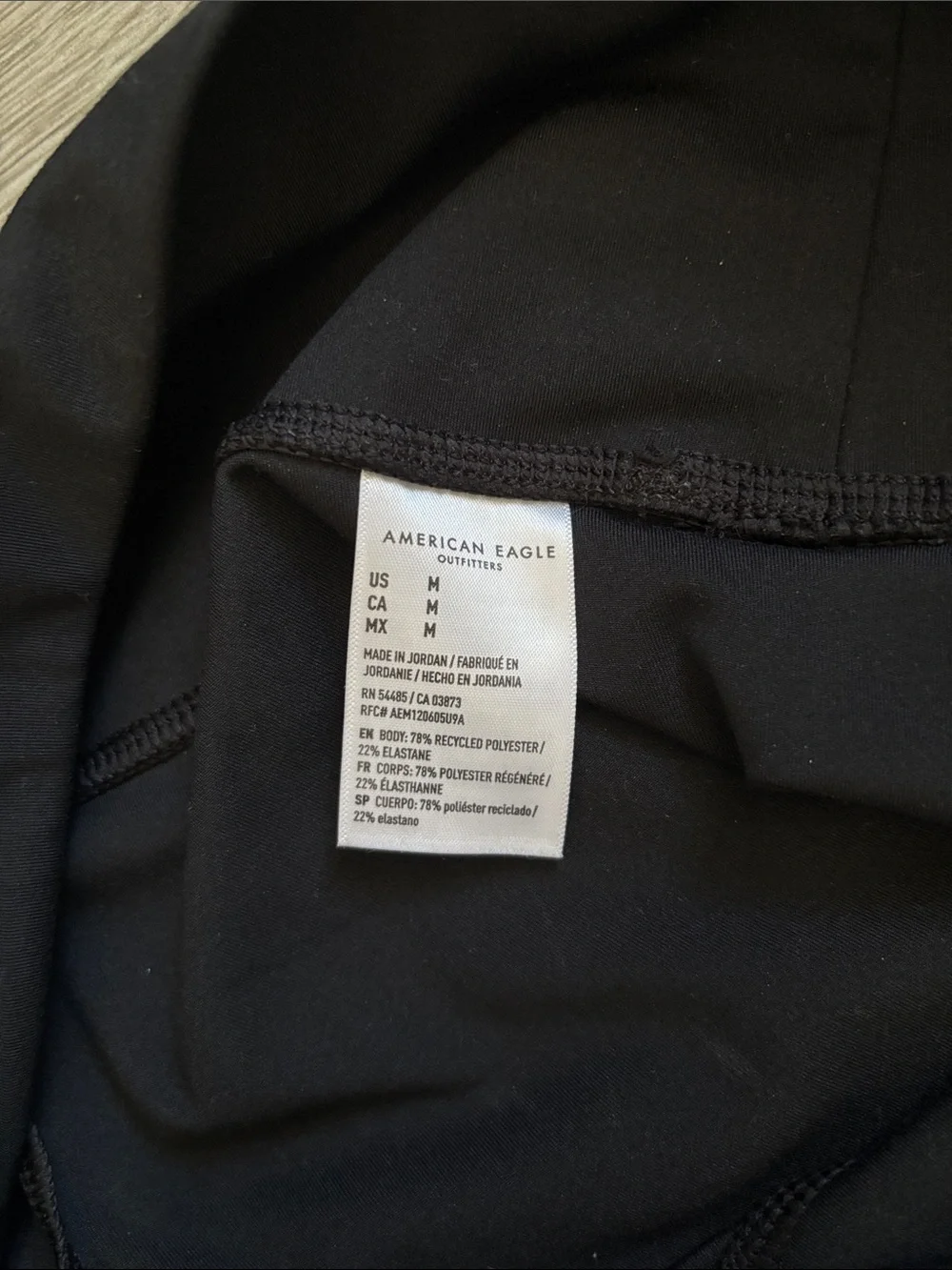 American Eagle Black The Everything Flare Pants Leggings Size Medium - Picture 8 of 9